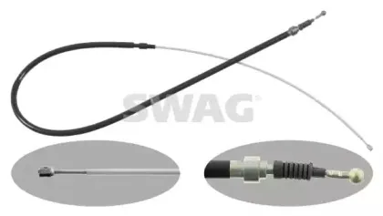 Трос, стояночная тормозная система SWAG купить